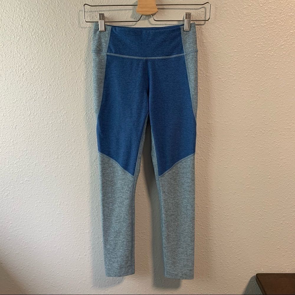 Blue Colorblock Outdoor Voices Leggings